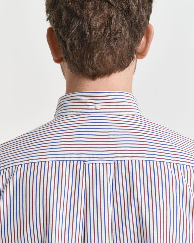 Regular Fit Striped Classic Poplin Shirt