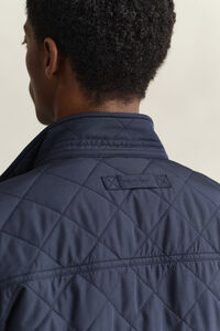 Quilted Windcheater Mid-Length Jacket