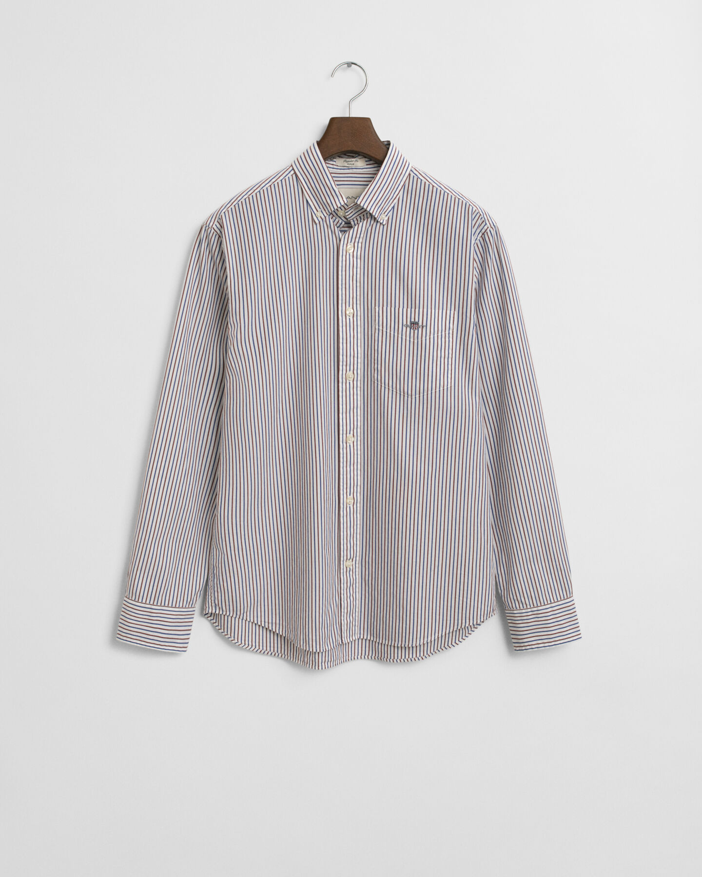 Regular Fit Striped Classic Poplin Shirt
