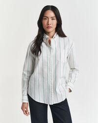 Relaxed Fit Classic Striped Oxford Shirt 