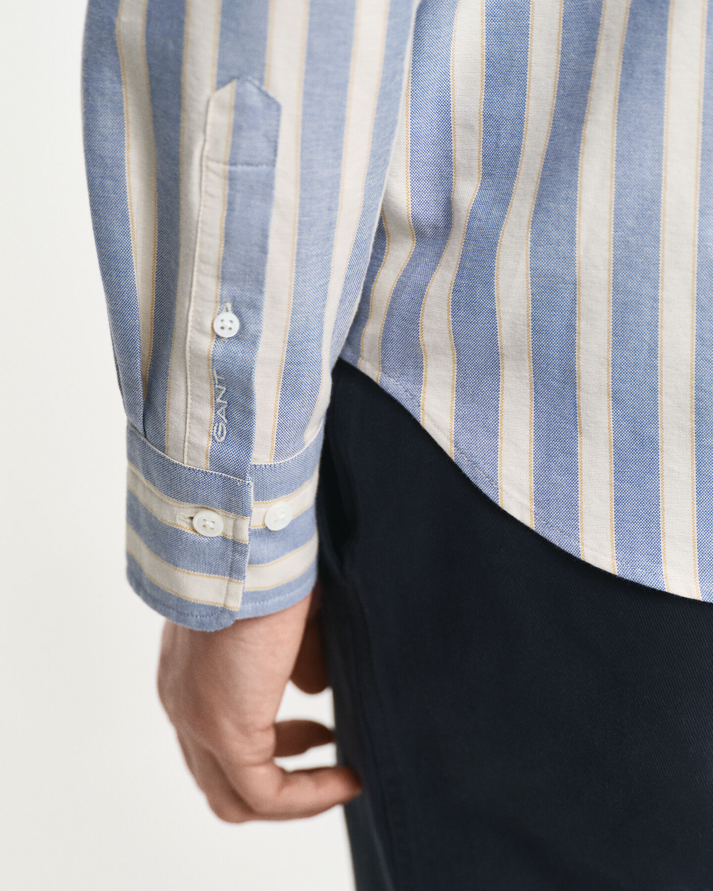 Relaxed Fit Striped Heritage Oxford Shirt
