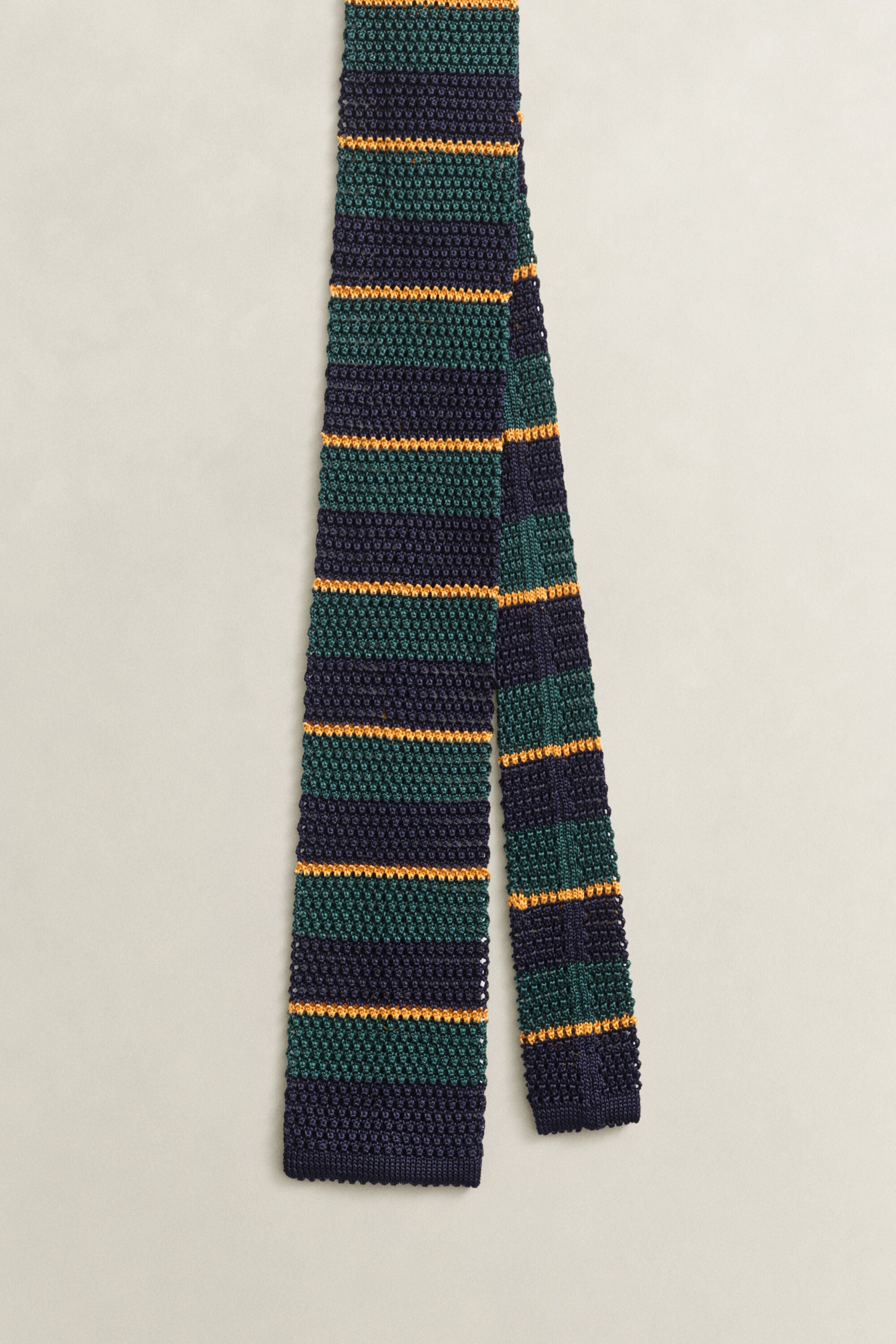 Knitted Striped Tie
