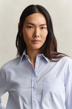 Relaxed Fit Classic Poplin Shirt — LIGHT BLUE 7