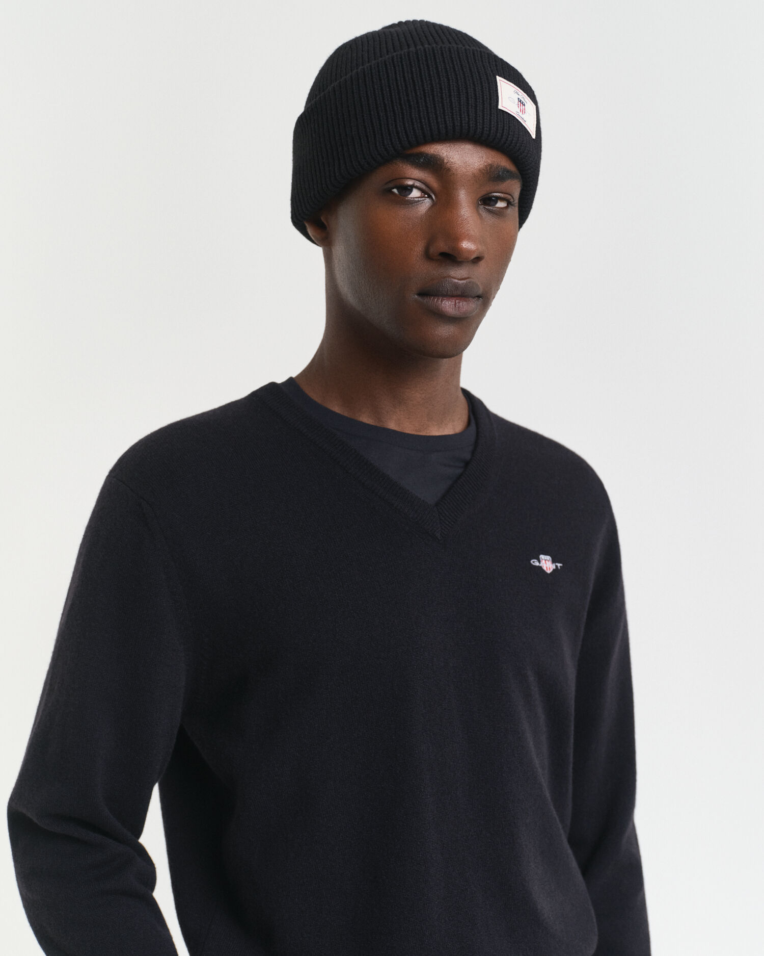 Superfine Lambswool V-Neck Sweater - GANT