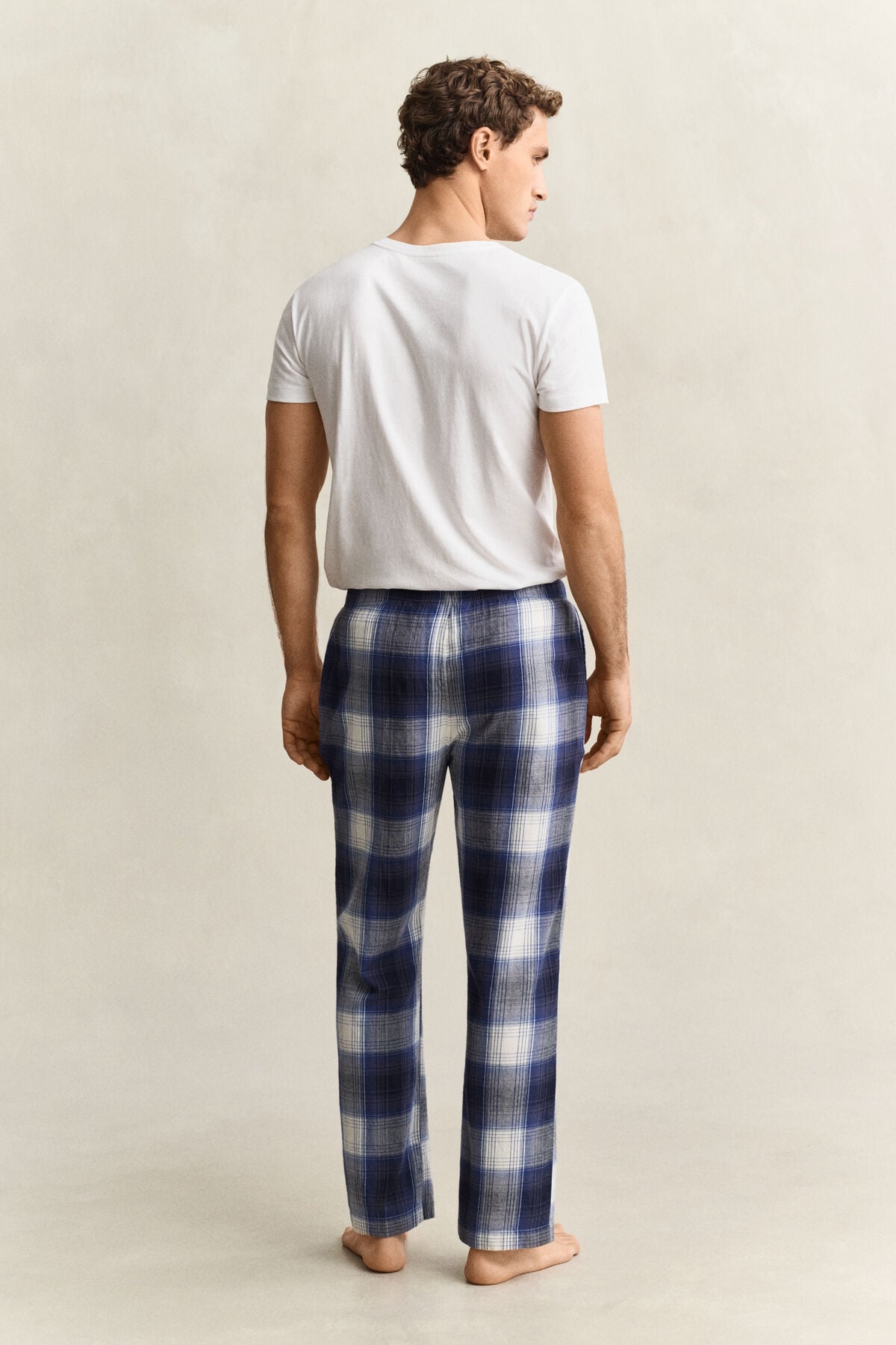 Checked Flannel Pajama Pants — MARINE