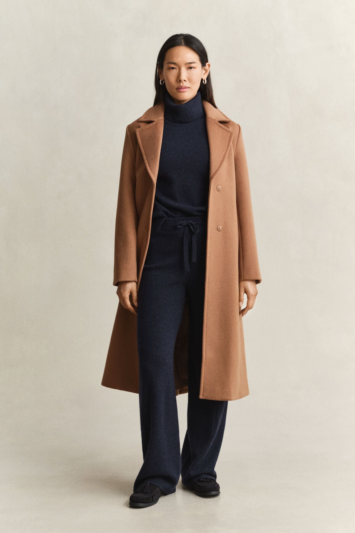 Wool Cashmere Blend Pants — EVENING BLUE