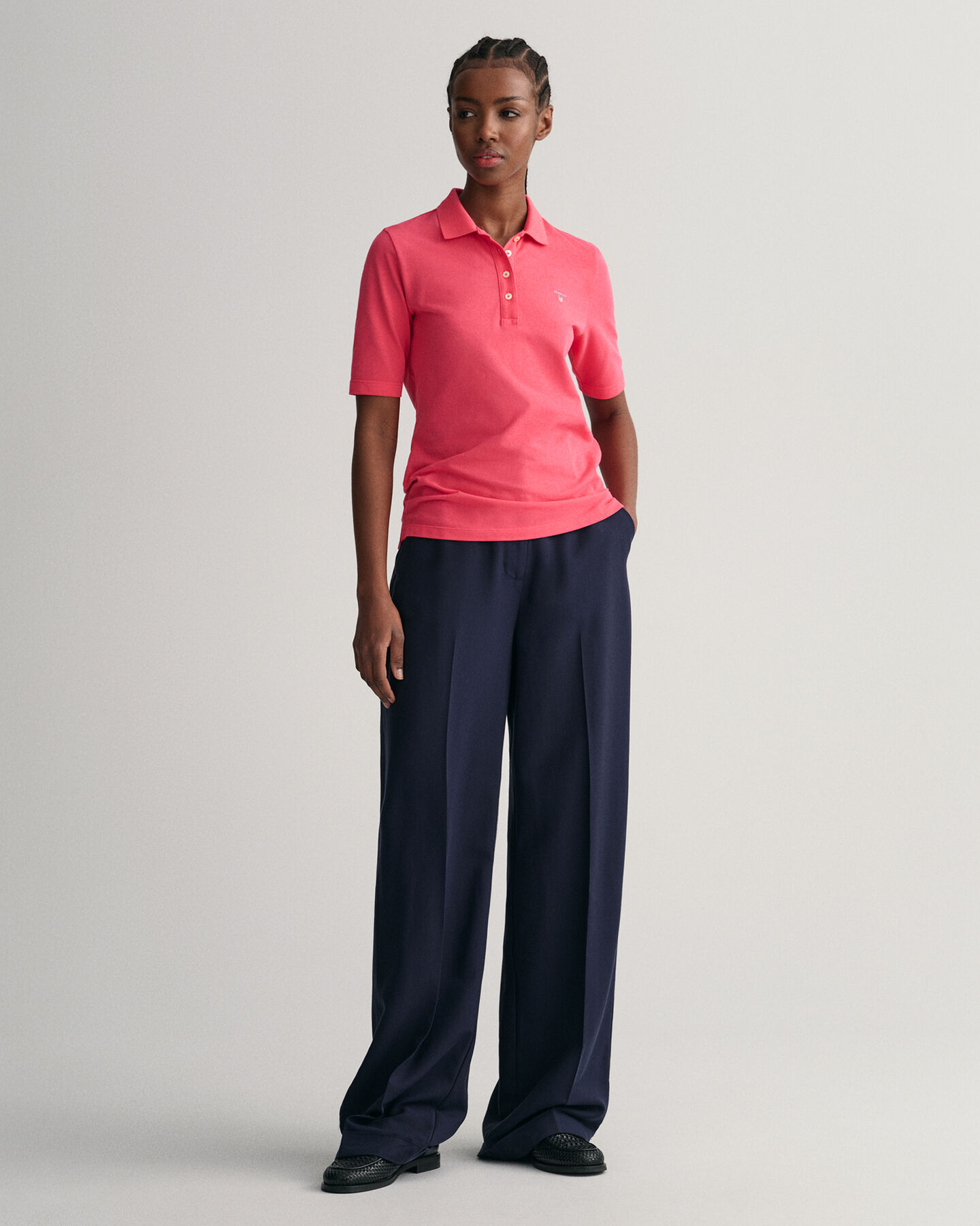 Original Mid Sleeve Piqu&eacute; Polo Shirt