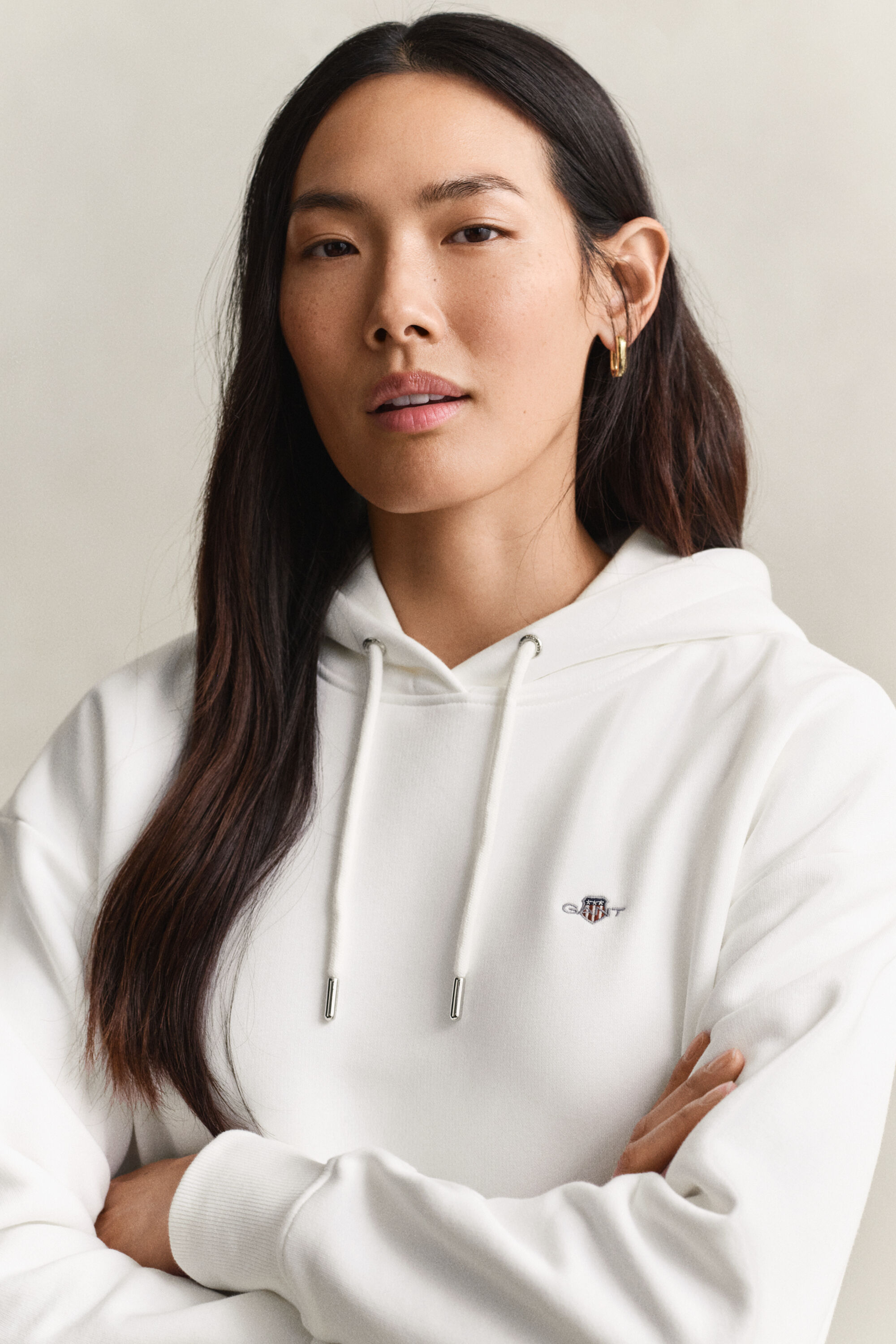 Shield Hoodie — EGGSHELL