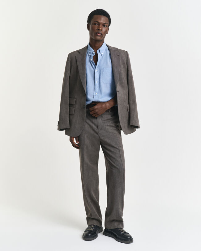 Relaxed Fit Indigo Chambray Shirt