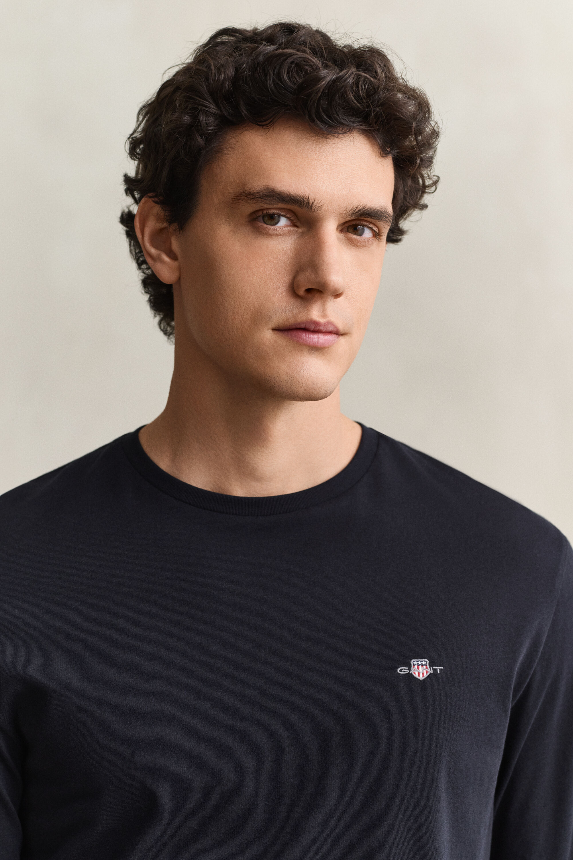 Shield Long Sleeve T-Shirt — BLACK