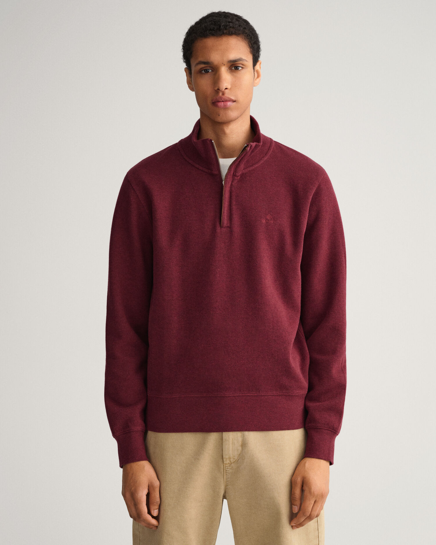 Gant half zip 2025 sacker rib sweater