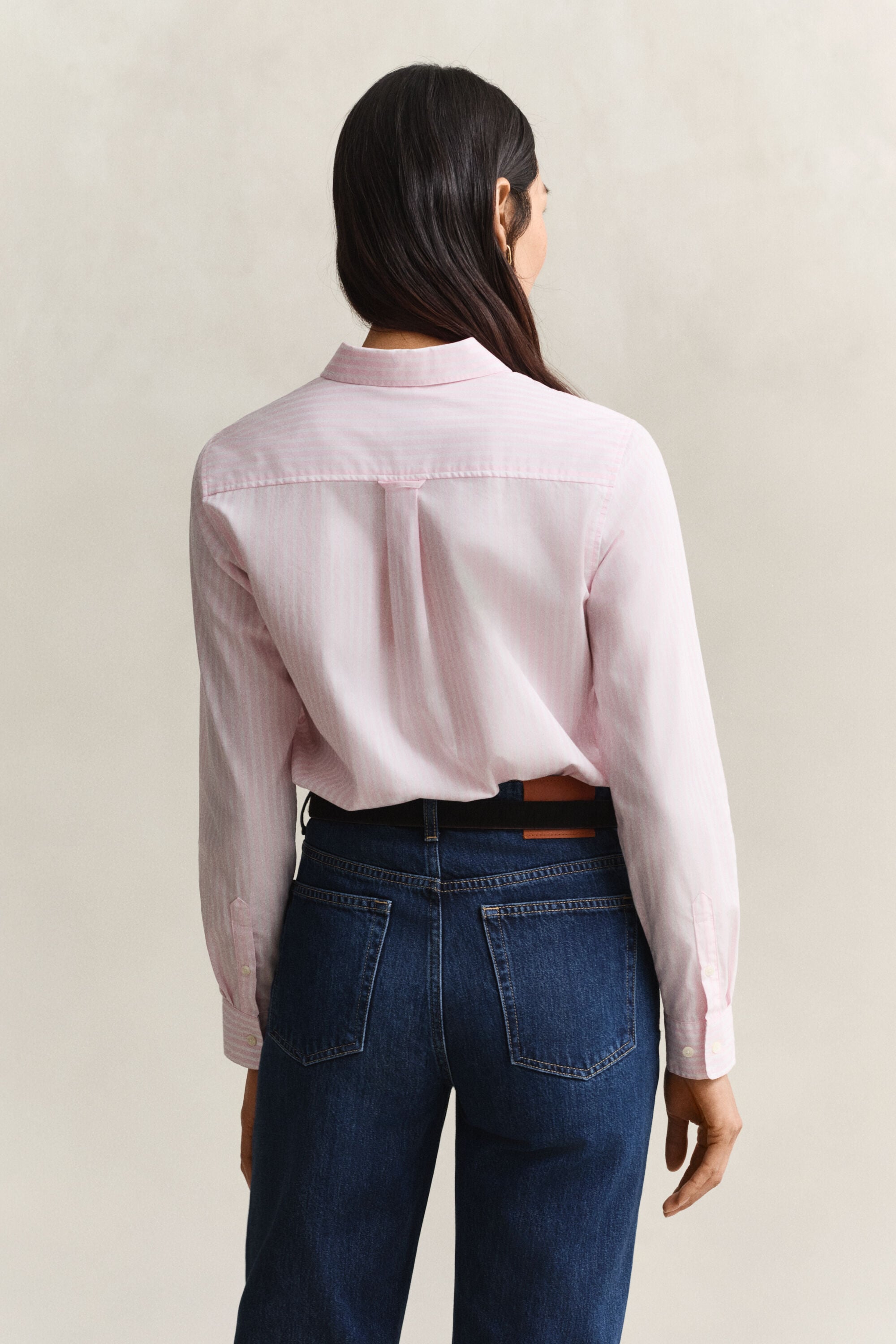 Regular Fit Striped Classic Poplin Shirt