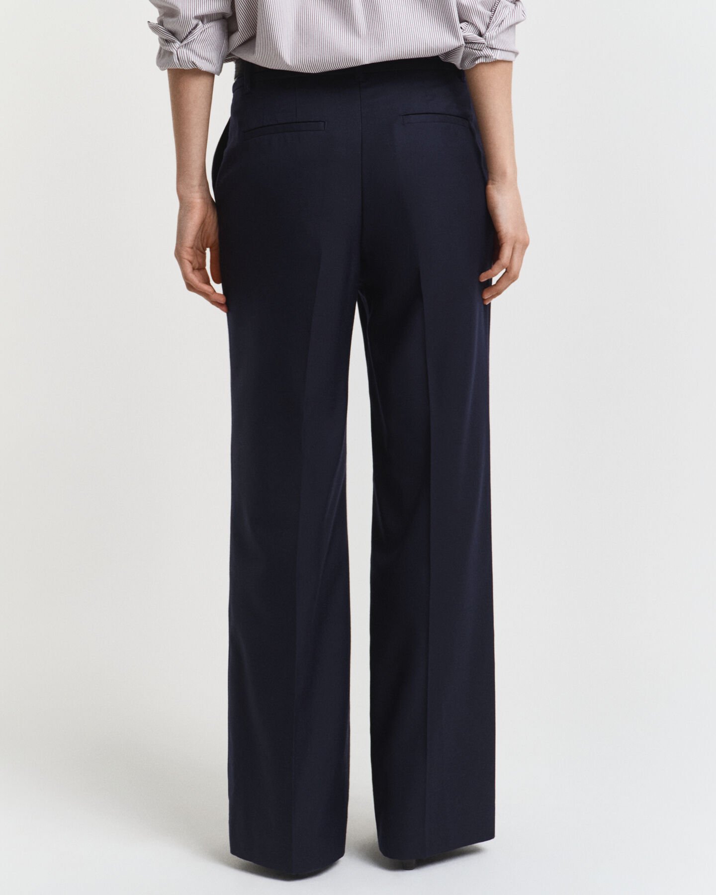 Tailored Wool Blend Pants