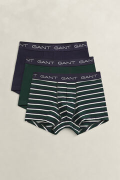 3-Pack Striped Trunks — TARTAN GREEN 1