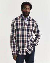 Checked Heavy Twill Overshirt