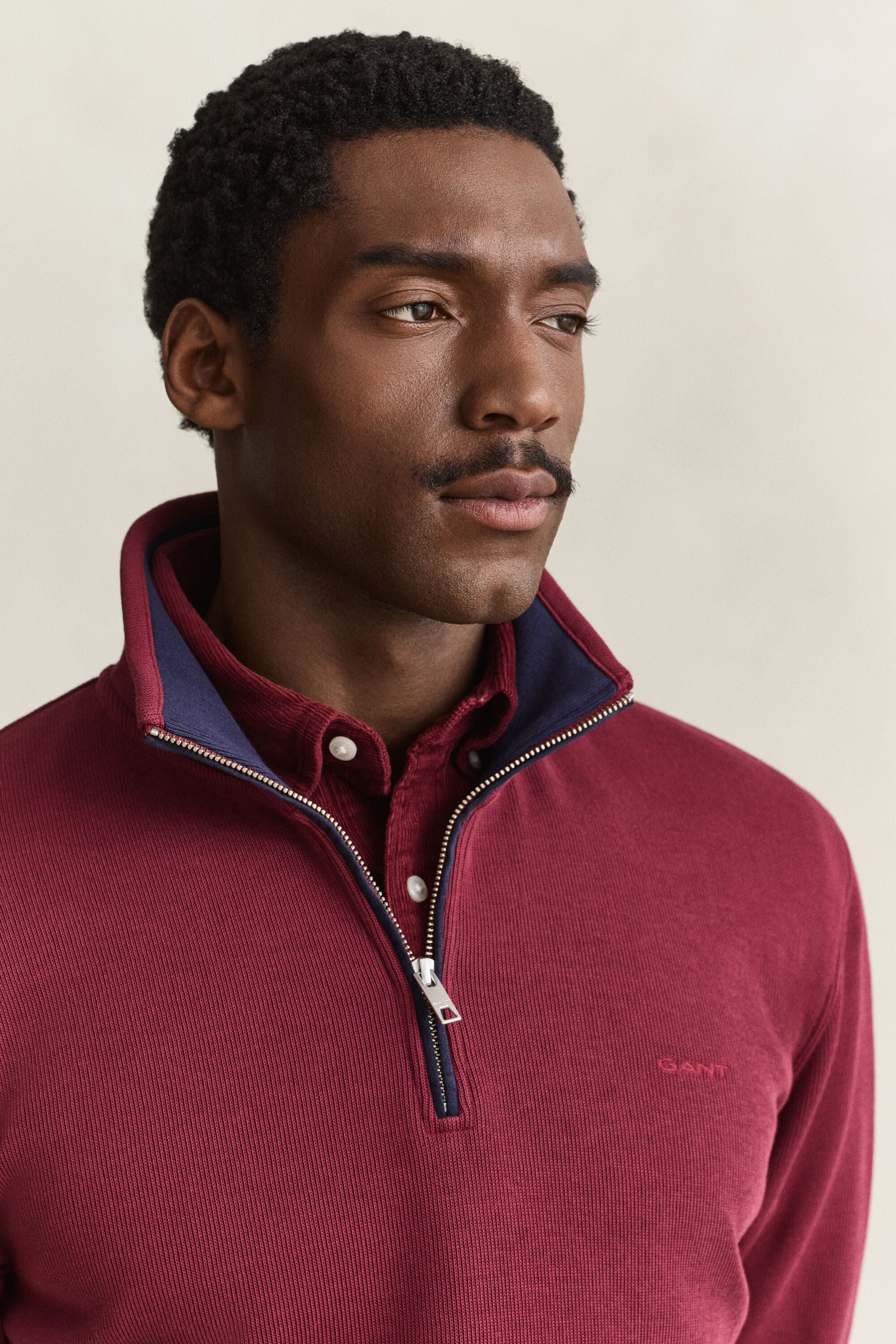 Sacker Rib Half-Zip Sweatshirt