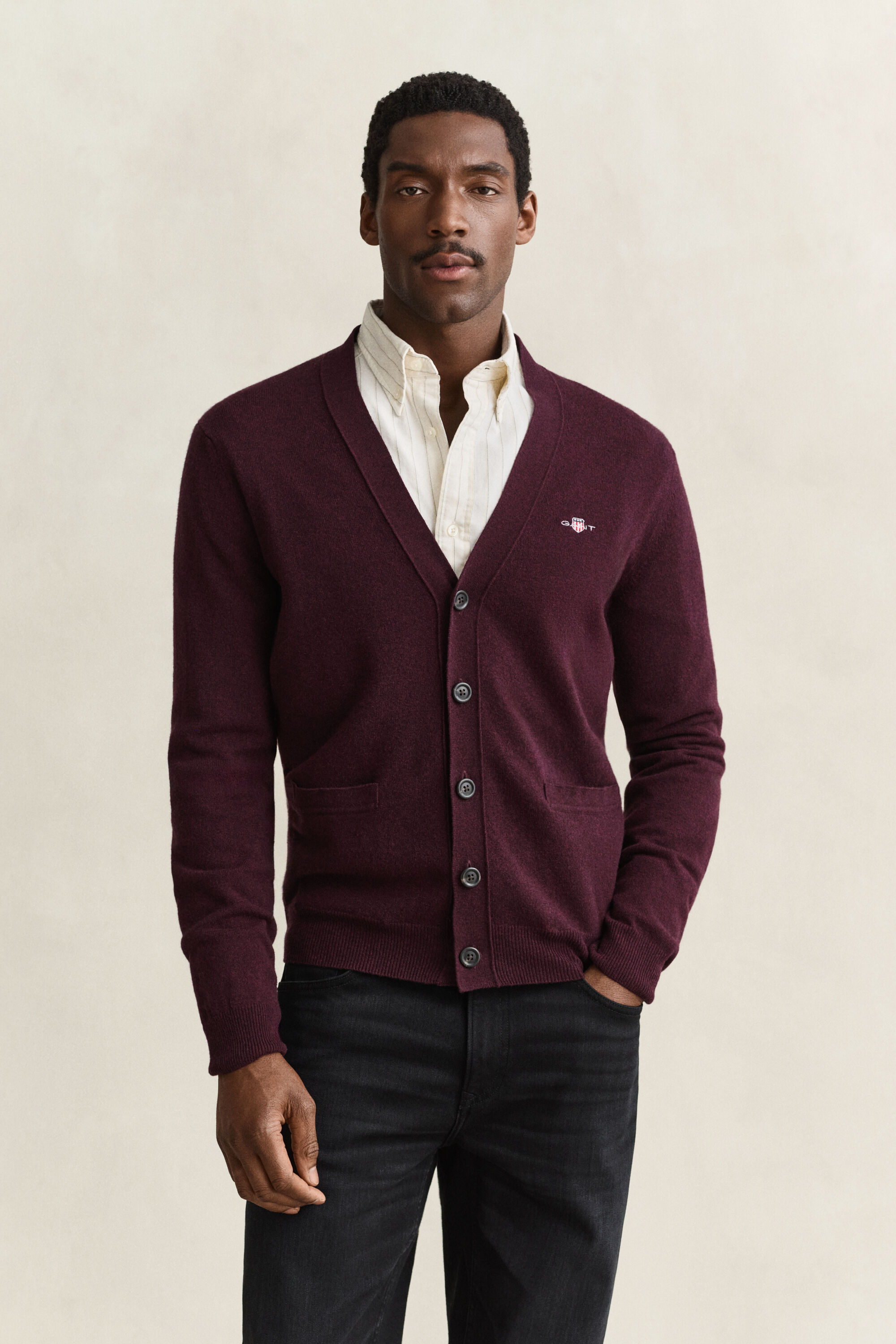 Lambswool V-Neck Cardigan