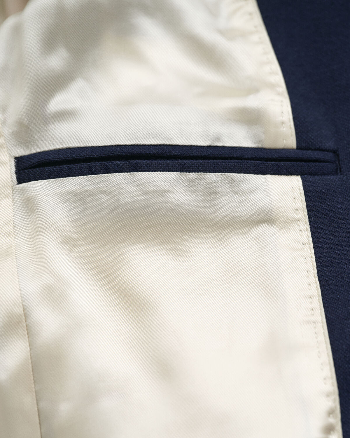 Piqué Blazer — EVENING BLUE