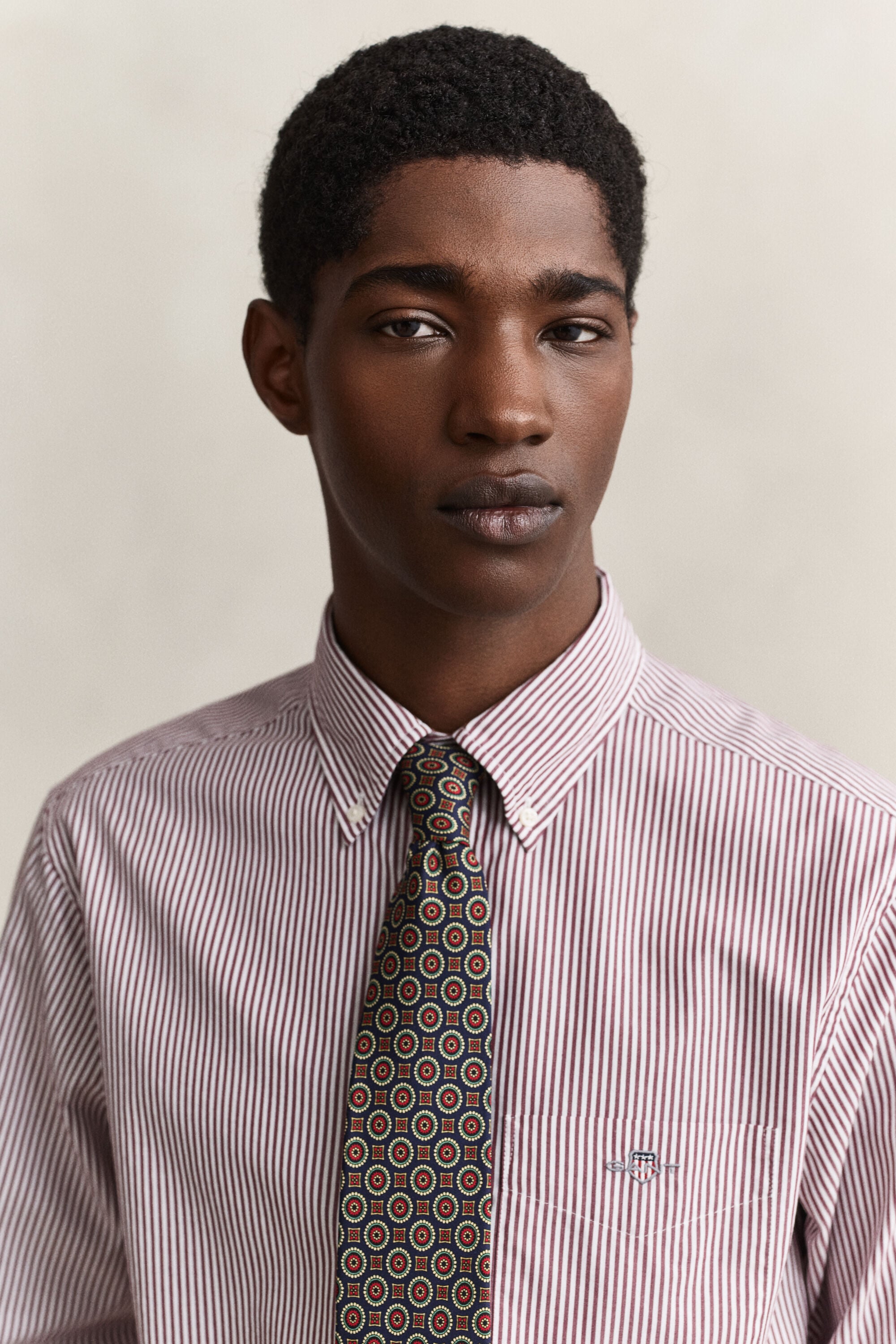 Banker Stripe Classic Poplin Shirt