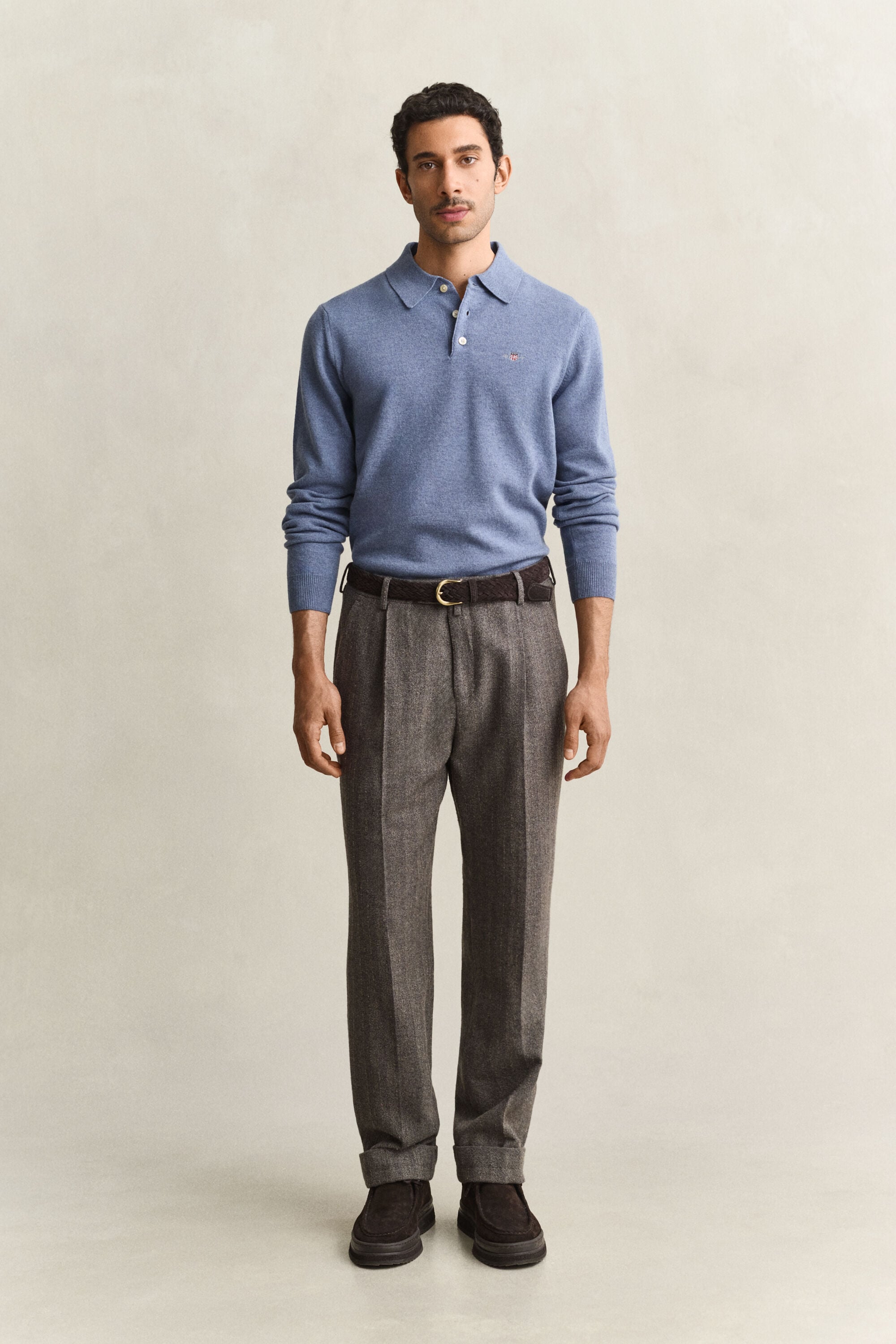 Pinstriped Suit Pants