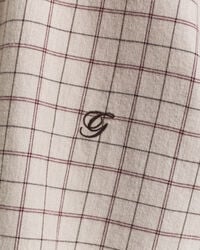 Relaxed Fit Checked Brushed Flannel Shirt