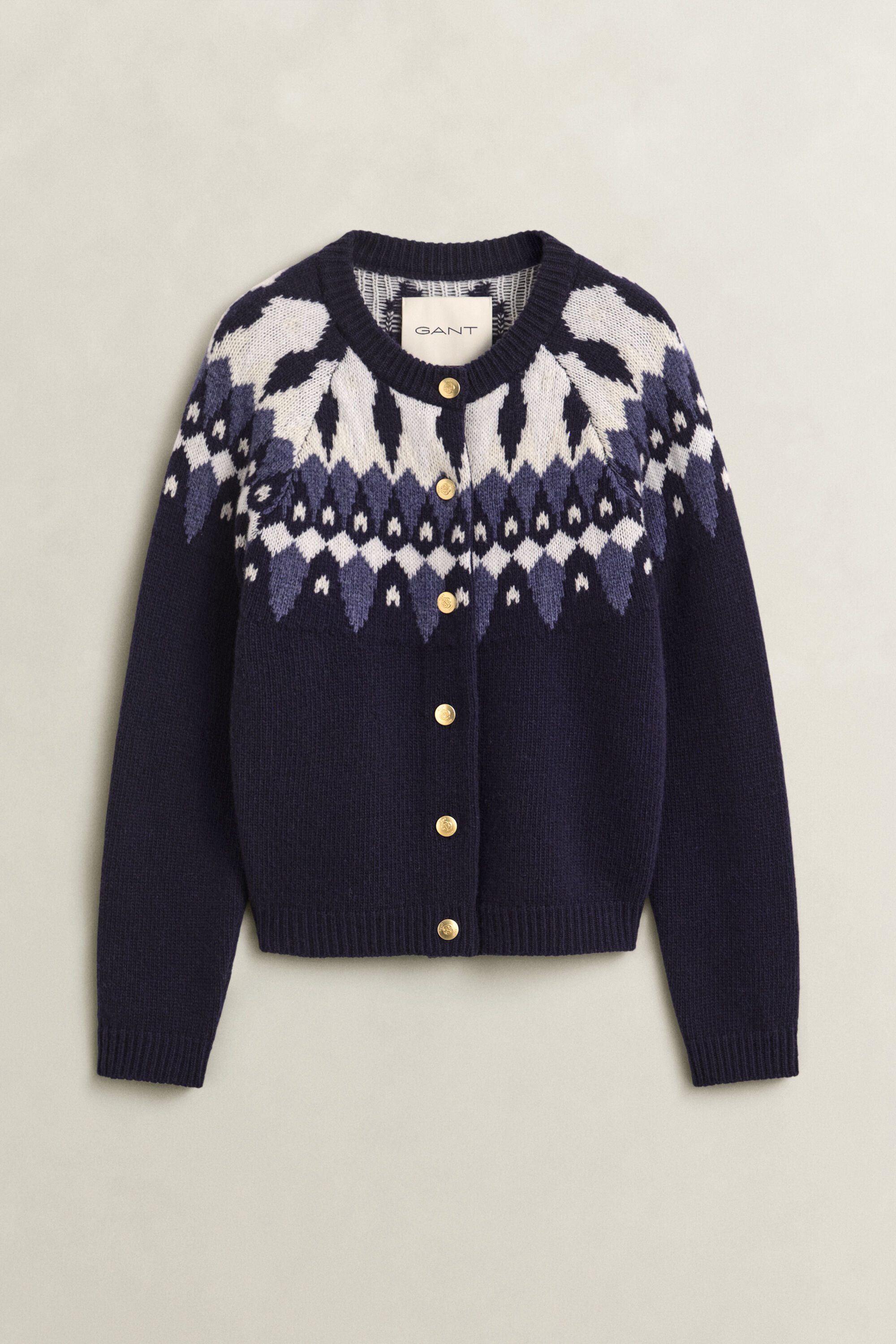 Fair Isle Wool Cardigan