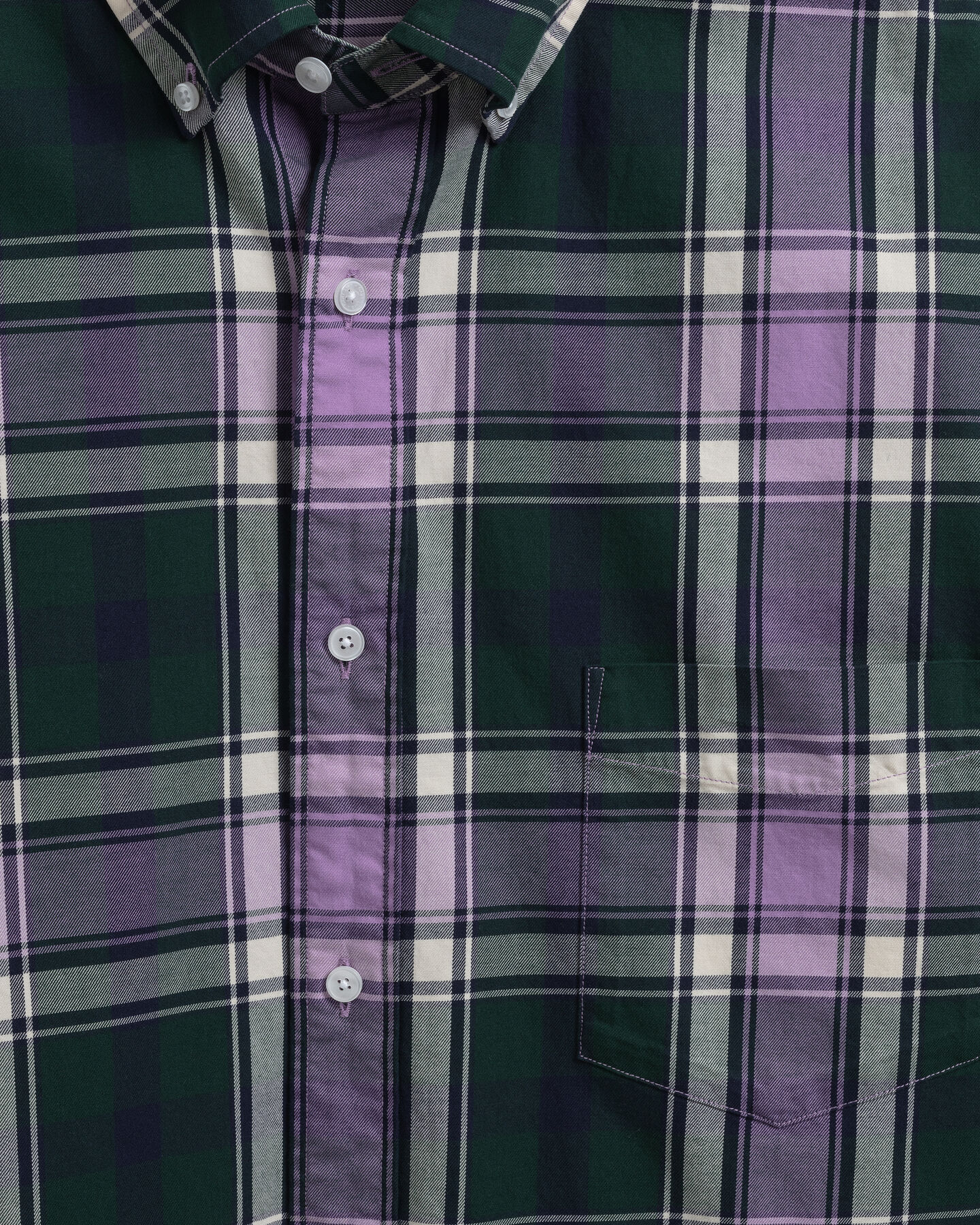 Oversized Twill Check Shirt