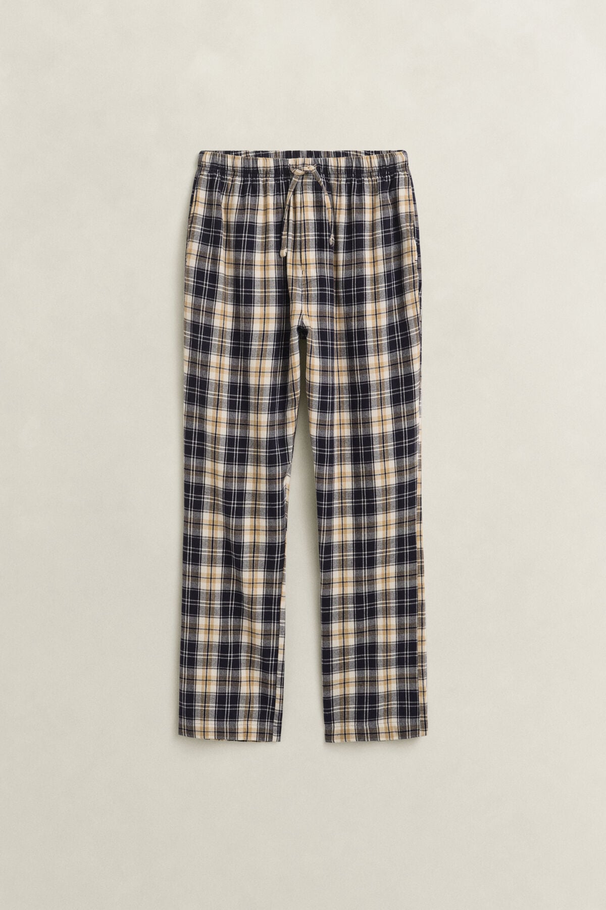 Checked Pajama Pants — EVENING BLUE