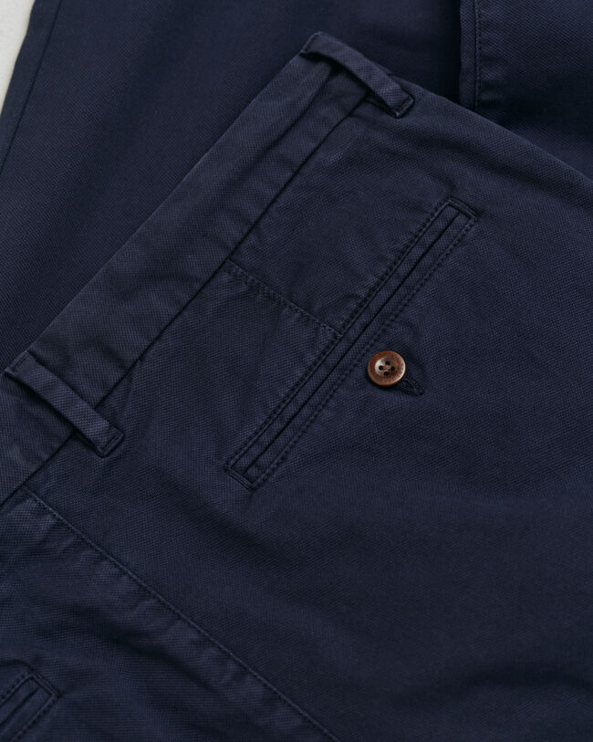 Slim Fit Dobby Structured Chinos