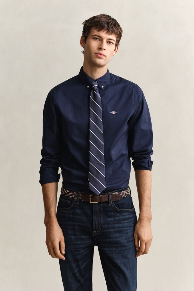 Slim Fit Classic Poplin Shirt