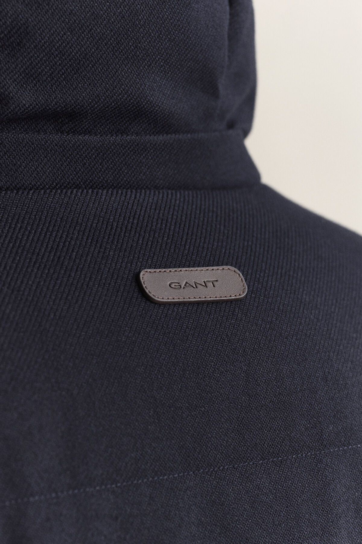 Flannel Down Mid Jacket — EVENING BLUE