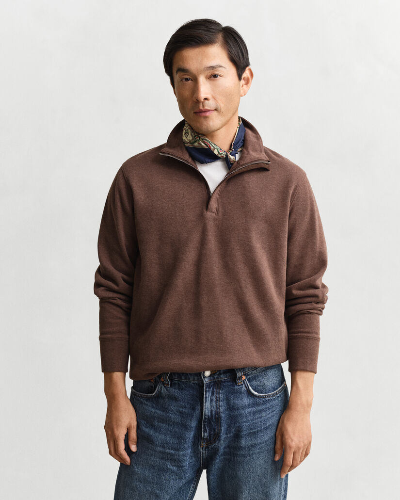 Light Sacker Rib Half-Zip Sweatshirt