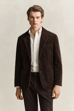 Corduroy Suit Jacket — BLACK BROWN 6