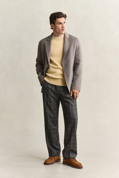 Handstitched Blazer — MIST TAUPE 8
