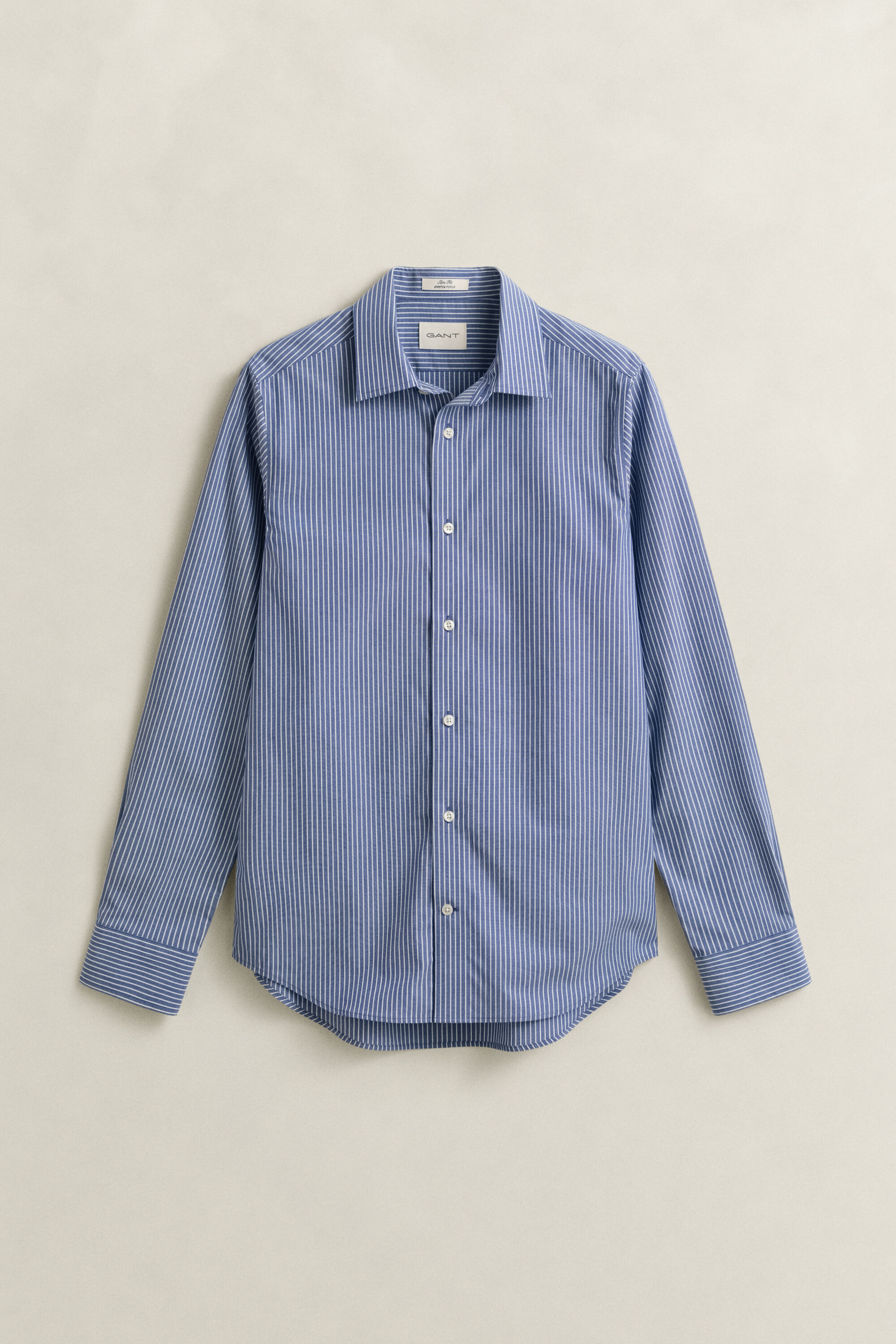Striped Stretch Poplin Shirt