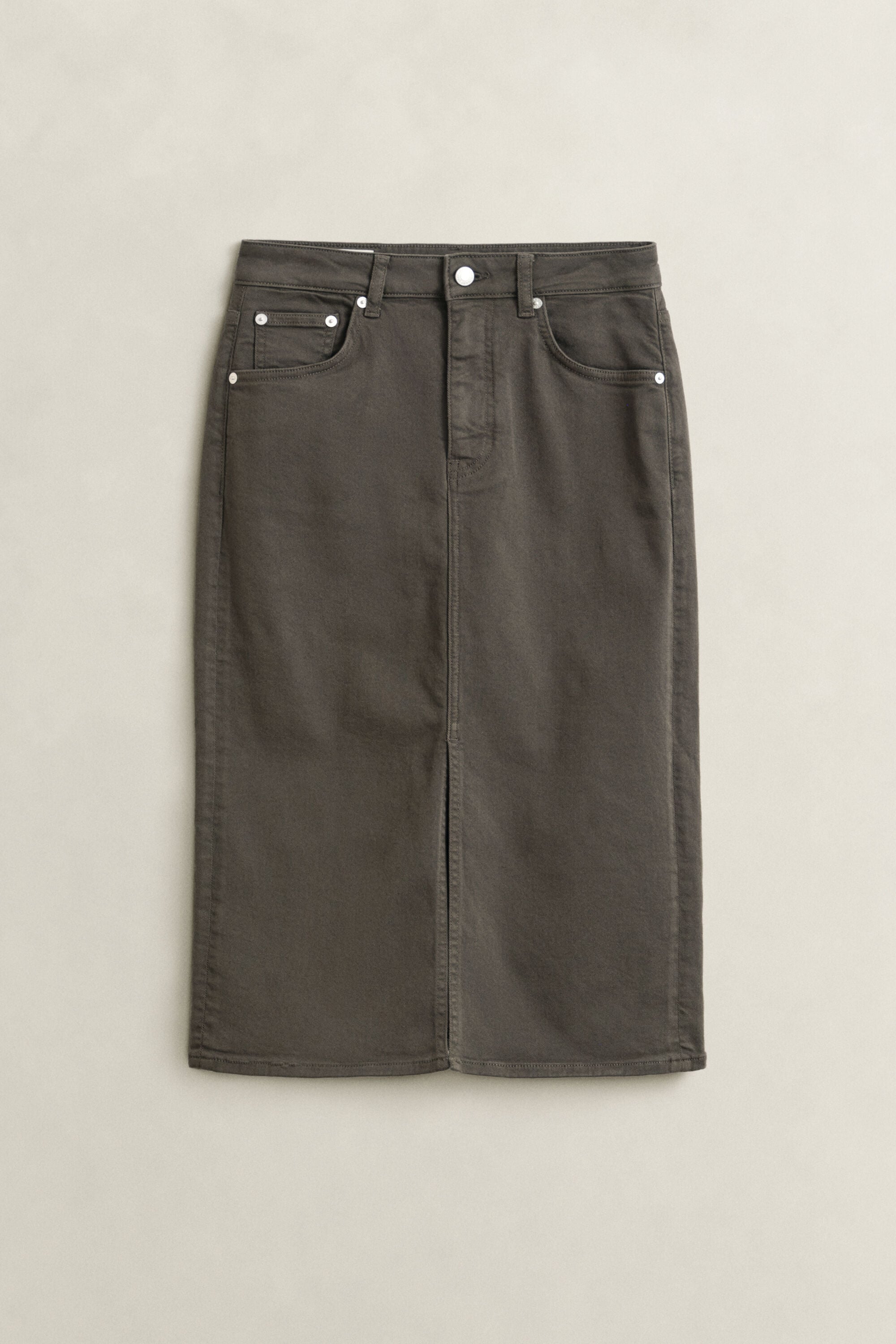 Twill Colored Pencil Skirt