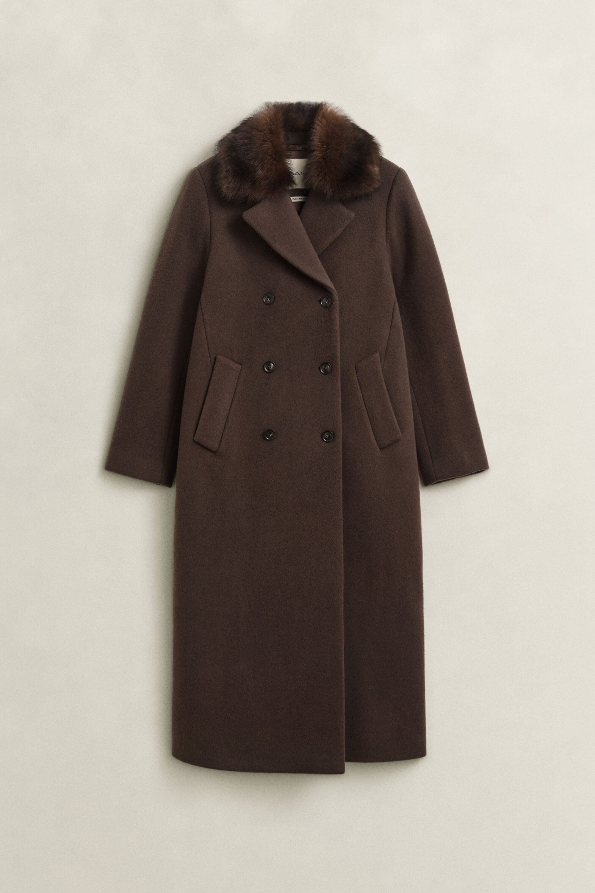 Shearling Collar Coat