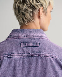Garment-Dyed Denim Overshirt