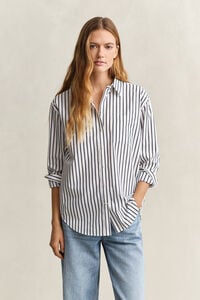 Relaxed Fit Classic Striped Poplin Shirt