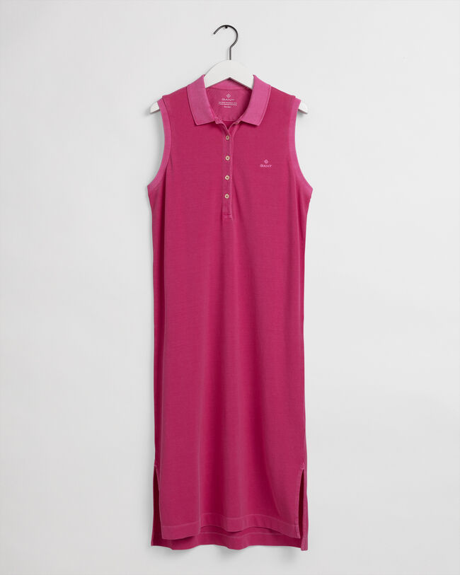 Sunfaded Piqu&eacute; Polo Dress