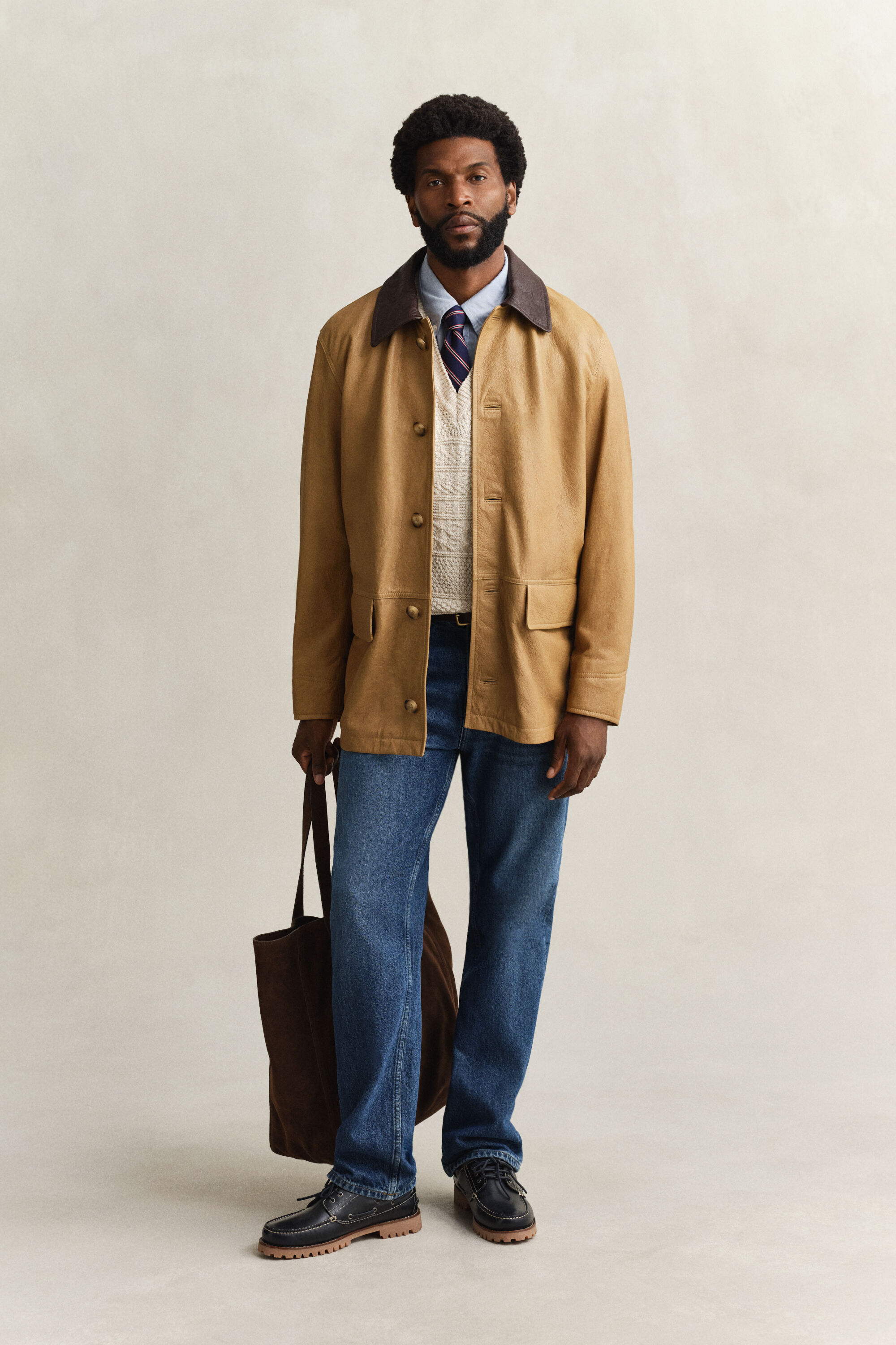 Leather Decker Jacket