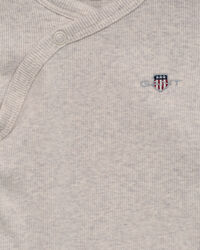 Baby Shield Ribbed Wrap Bodysuit