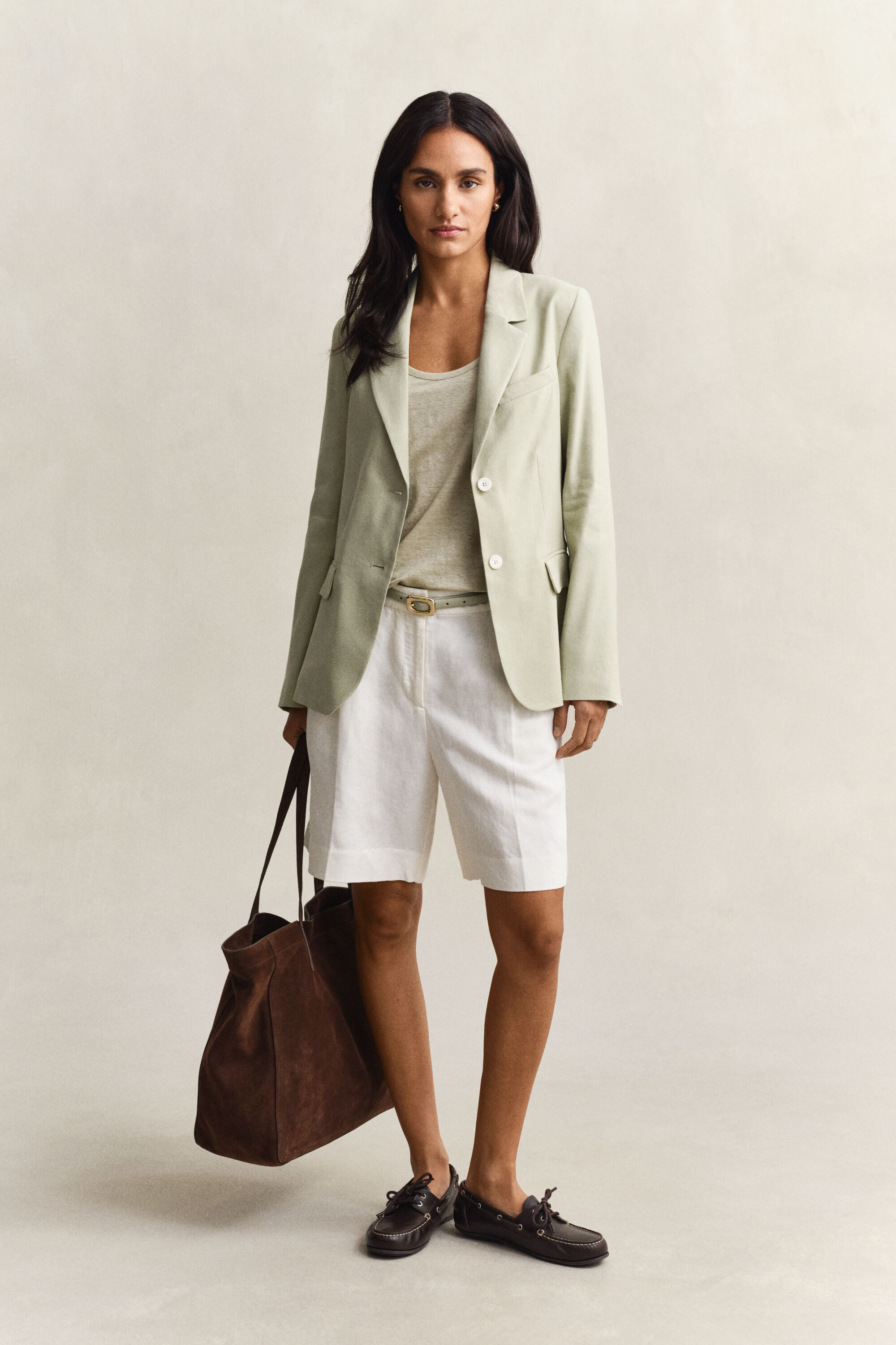 Linen Stretch Blazer