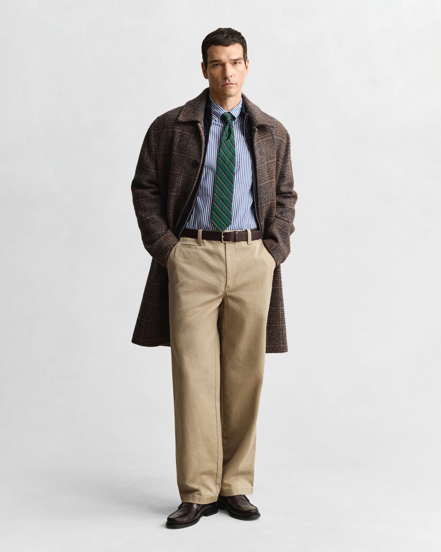 Regular Fit Classic Striped Poplin Shirt