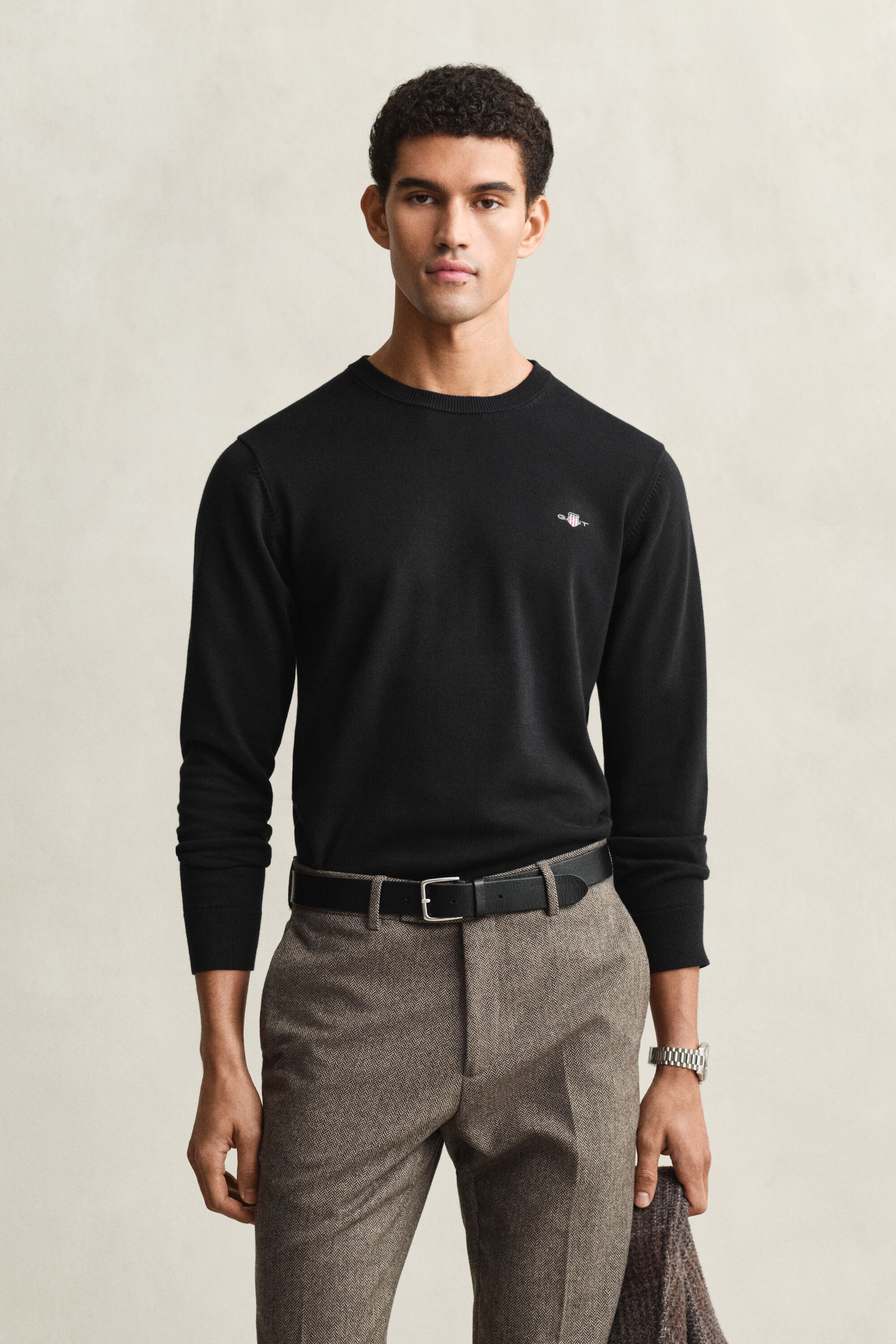 Cotton Crew Neck Sweater