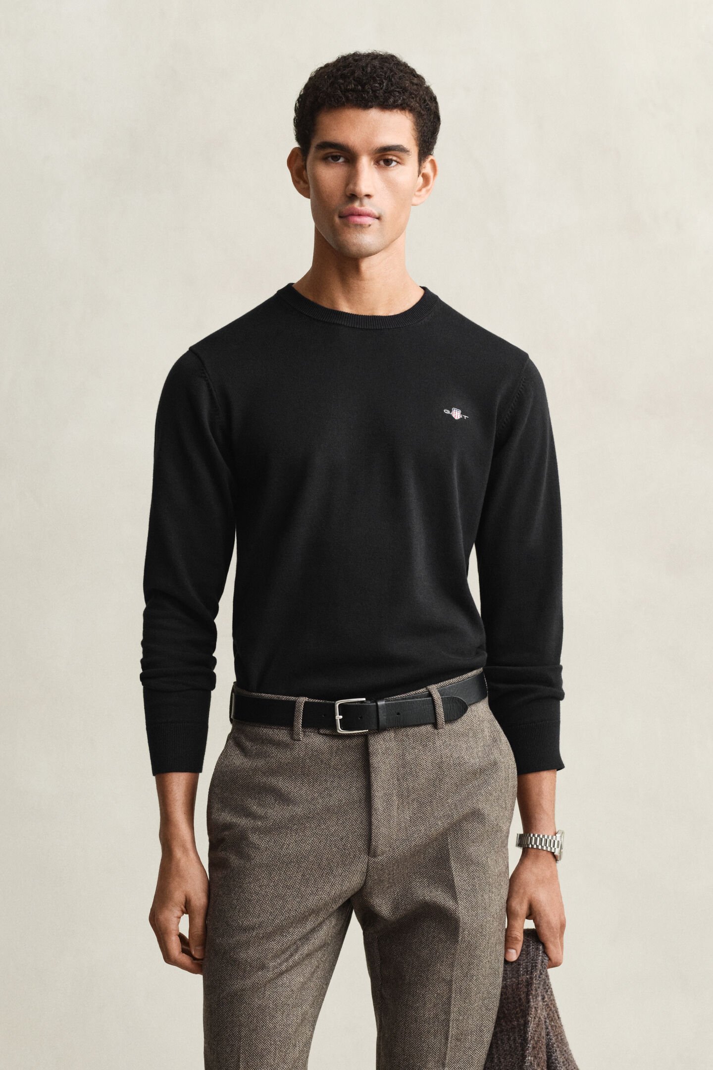 Cotton Crew Neck Sweater