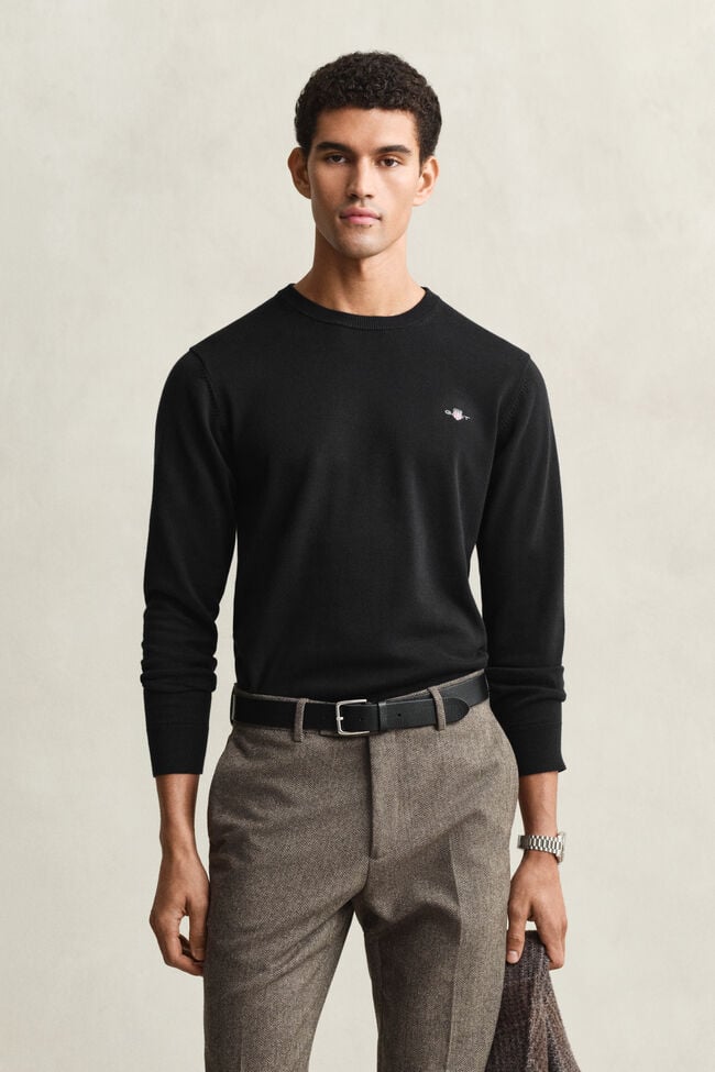Cotton Crew Neck Sweater