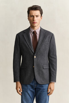 Classic Flannel Wool Club Blazer — DUSKY ANTHRACITE 7