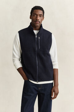 Fleece Vest — EVENING BLUE 7
