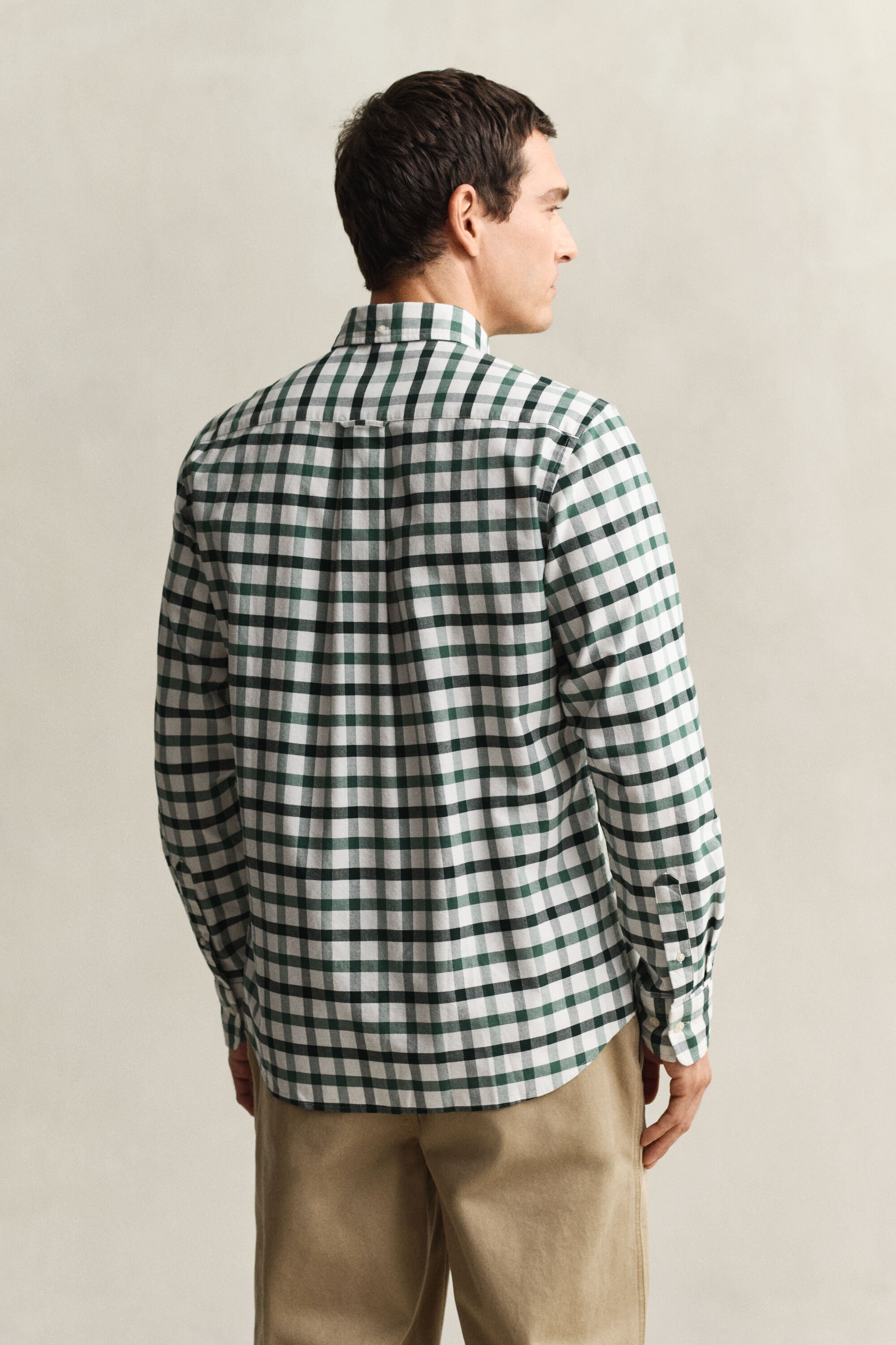 Regular Fit Checked Oxford Shirt